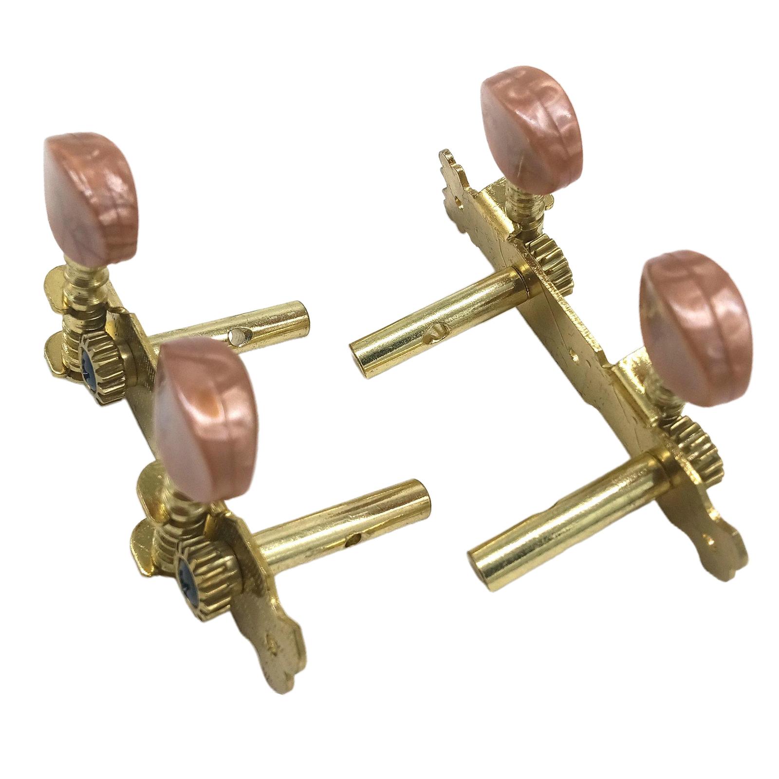 2pieces Guitar Tuner Tuning Keys Pegs Machine Heads for Classical Guitar Ukulele Parts Replacement Accessories