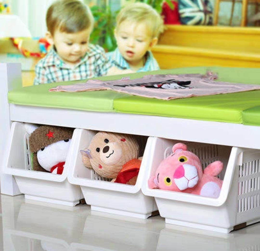 Combo 3 rổ đa năng xếp gọn có bánh xe tiện lợi - Kệ xếp tầng đựng đồ đa năng