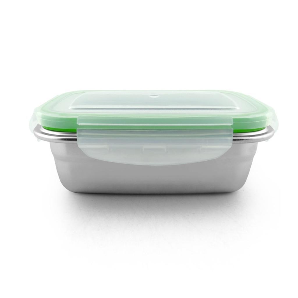 Stainless Steel Food Containers Food Preservation Lunch Box Leakproof 350ml