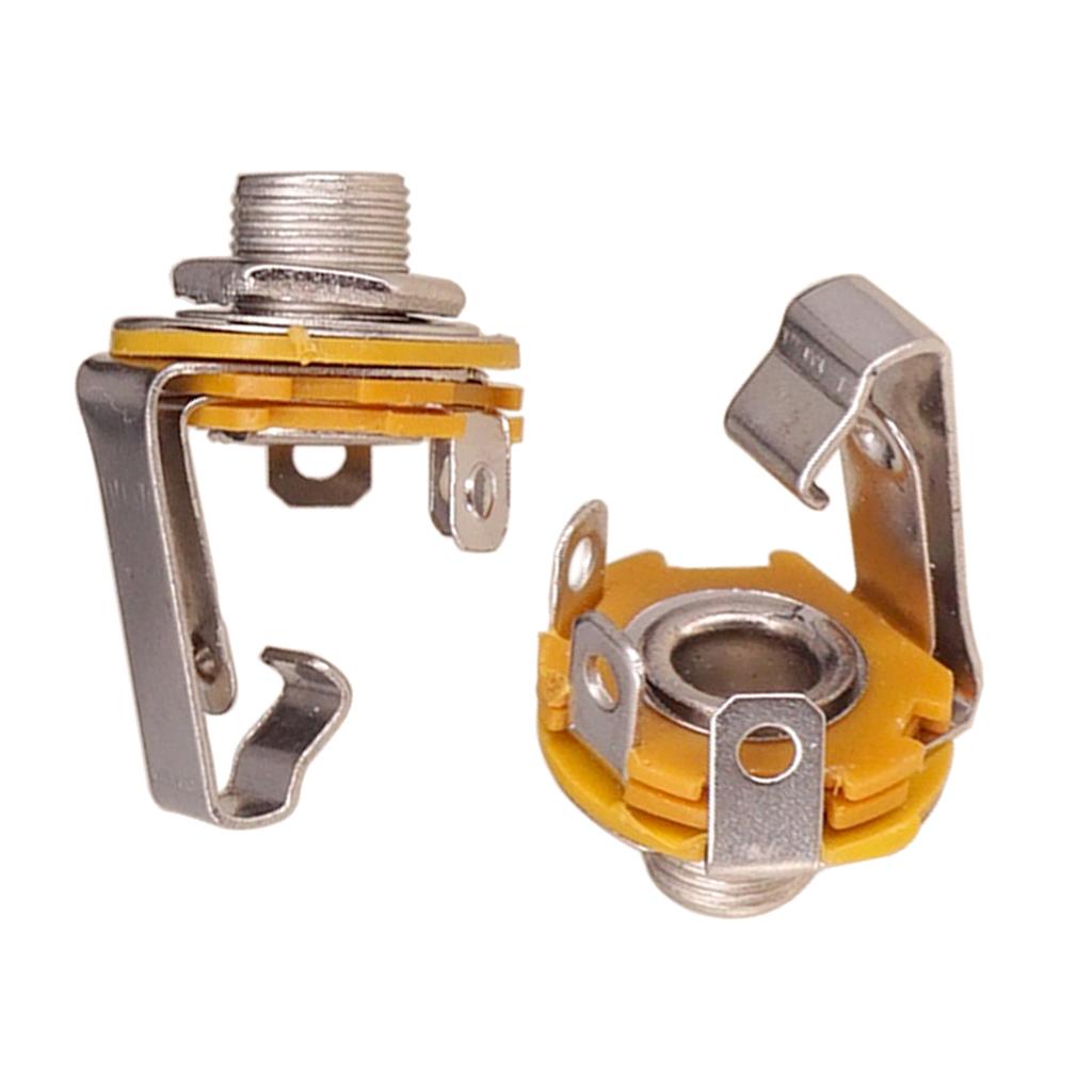 Sunnimix 2 Cái Thay Thế Đàn Guitar Điện Đầu Ra Jack Cắm Cho Fender Tele Gibson LP Đàn Guitar