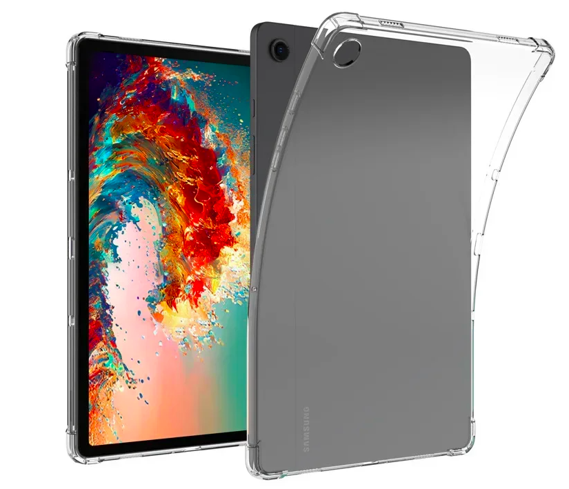 Ốp lưng cho Samsung Galaxy Tab A9 Plus silicon dẻo trong suốt chống sốc - hàng nhập khẩu 