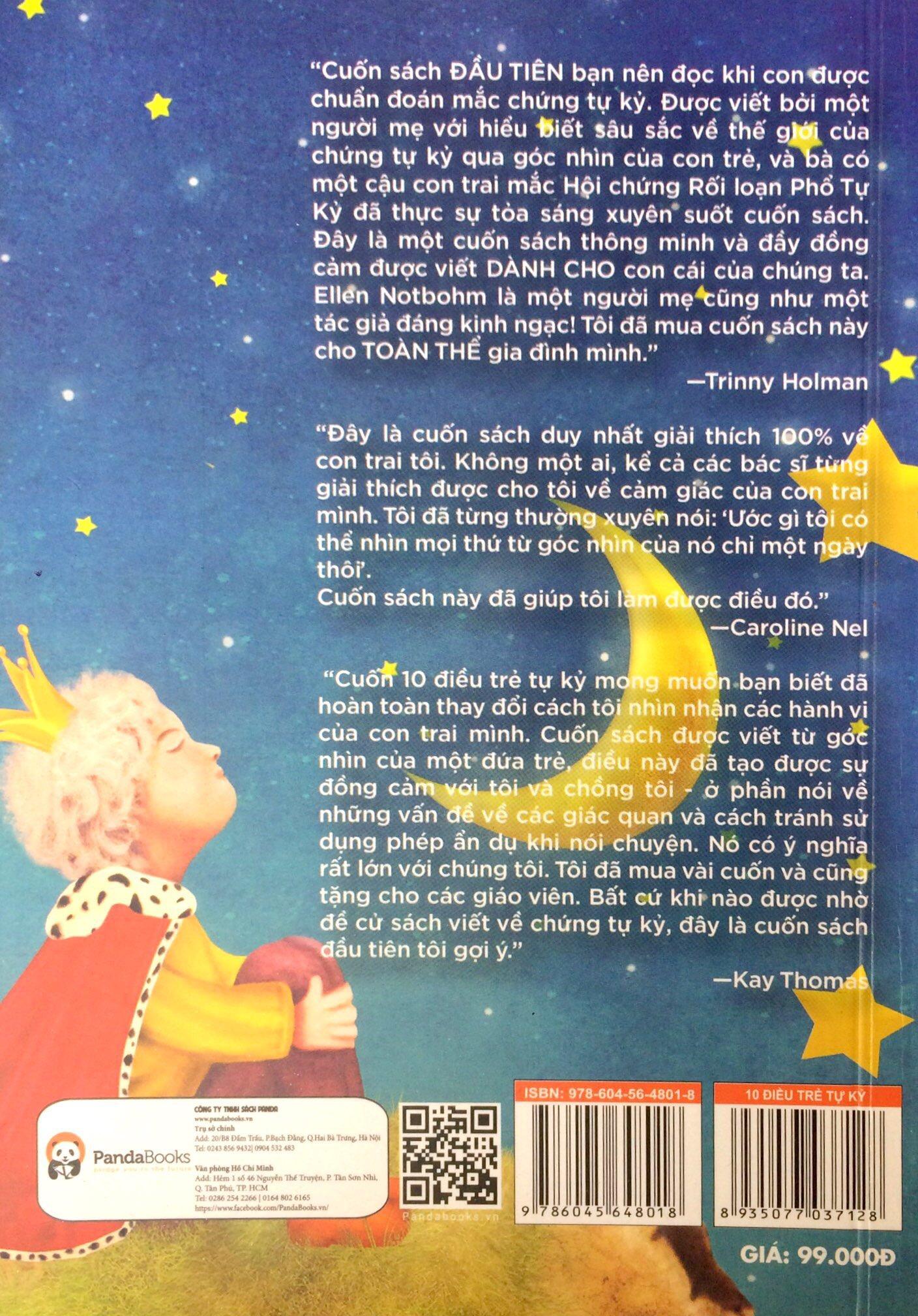 Sách 10 Điều Trẻ Tự Kỷ Mong Muốn Bạn Biết