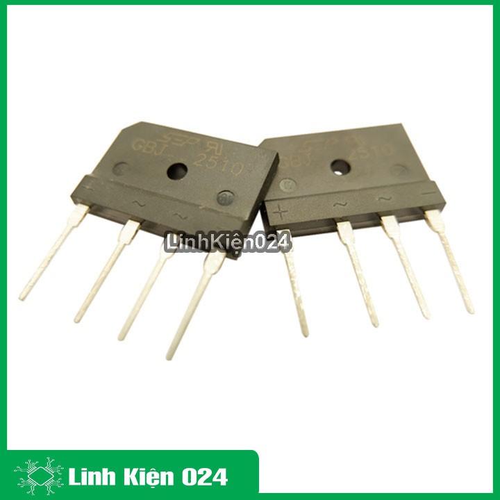 Diode Cầu 25A 2510 Dẹt Xịn ( Đủ Công Suất )