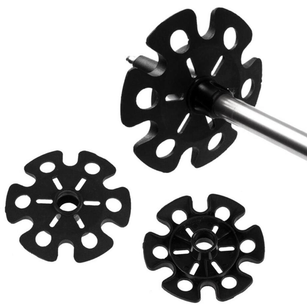 2pcs Climbing Trekking Pole Tips Snowflake Walking Stick Guard Replacement
