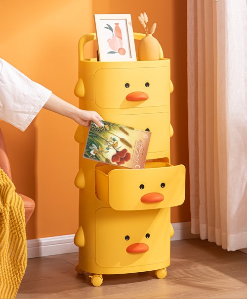 Kệ Xe Đẩy Vịt Vàng Vuông Siêu Xinh