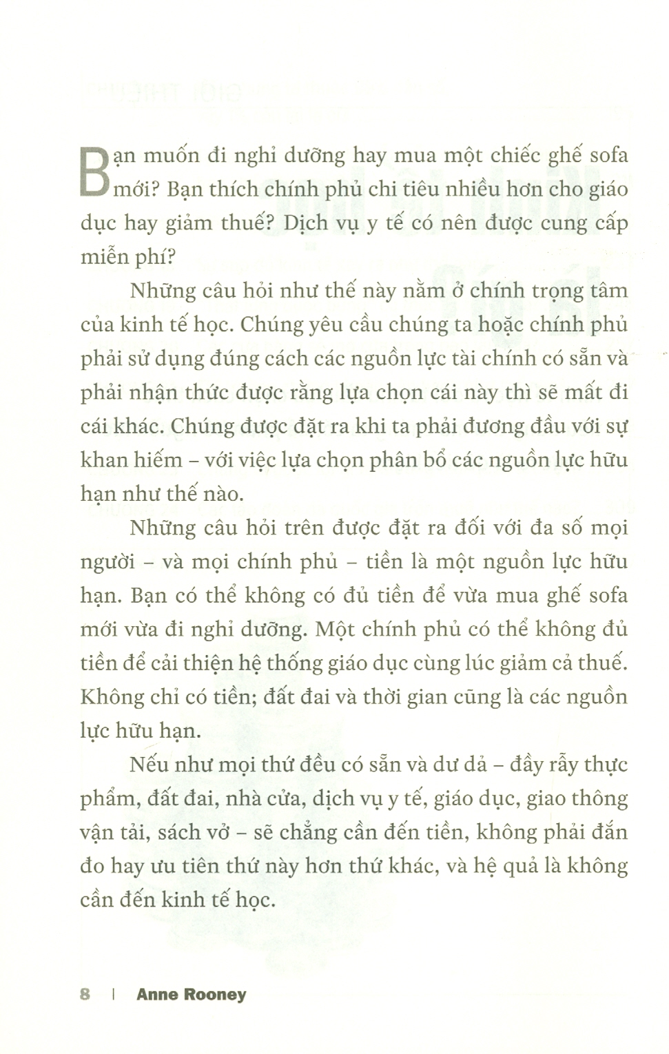 Tư Duy Như Nhà Kinh Tế Học - Nắm Bắt Hoạt Động Của Thị Trường Và Tiền Tệ -  Anne Rooney - Vũ Hồng Anh dịch - (bìa mềm)