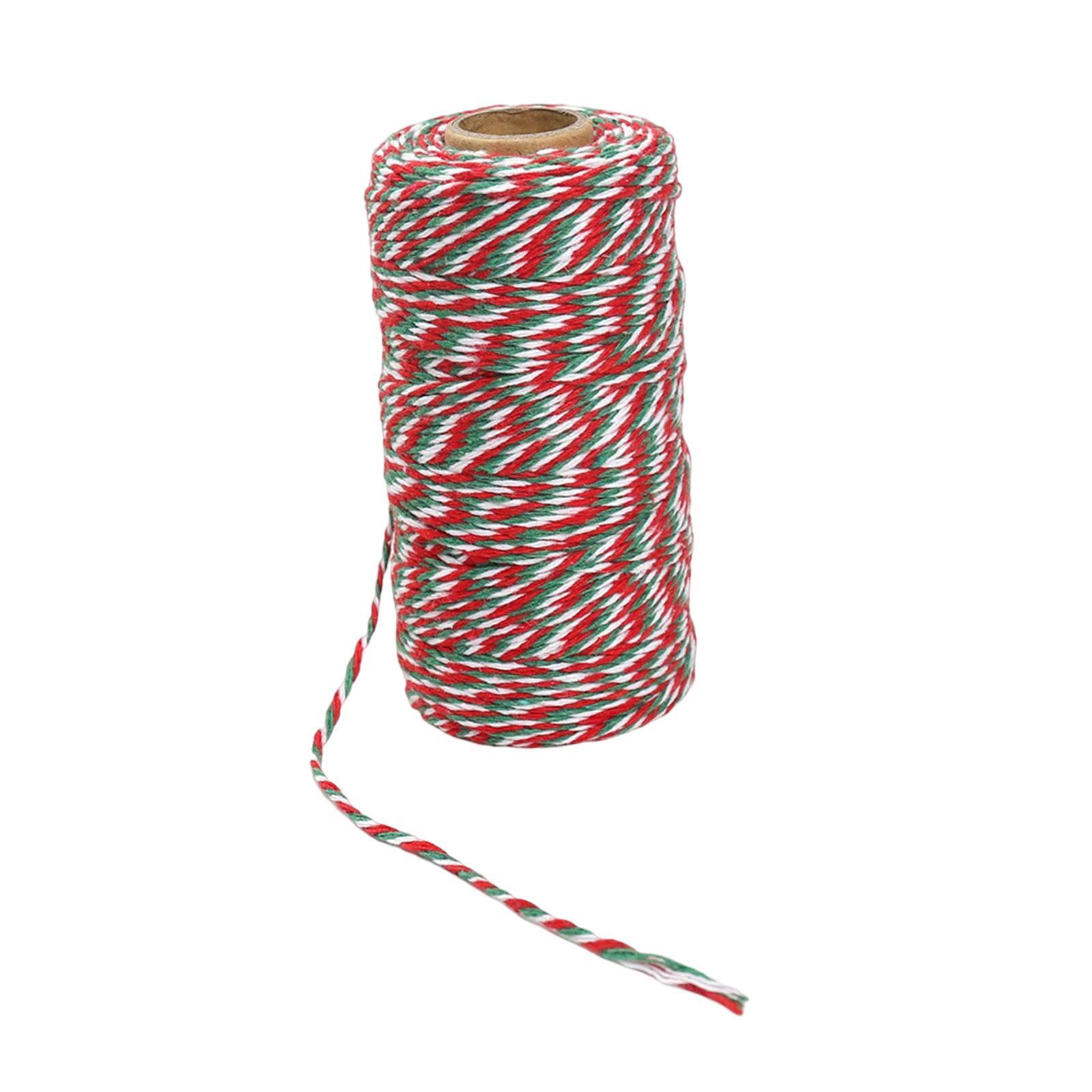 Xmas Twine Rope Craft Twine Rope Durable Rope for Gift Wrap Crafts