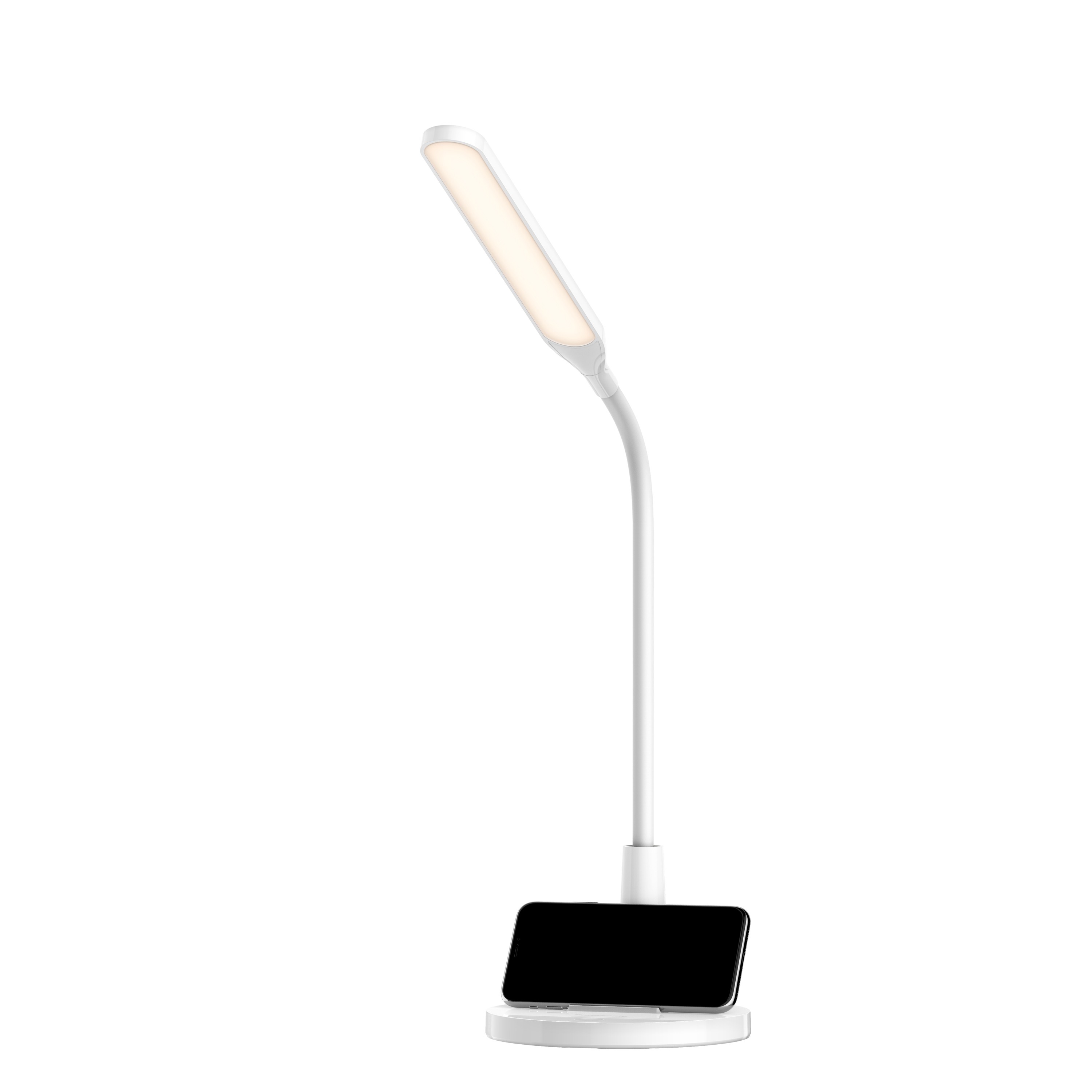 Đèn Bàn Sạc Panasonic HHGLT0346L19 5W - độ sáng 10-100%, Led Đổi màu, cổng sạc USB, Tích hợp đế đựng điện thoại tiện lợi