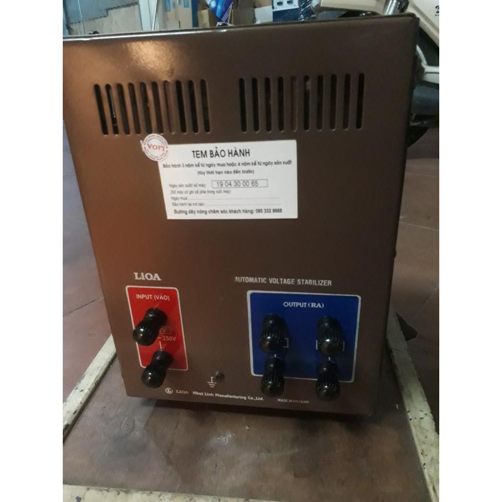 ỔN ÁP LIOA 5KVA - 1PHA 130V - 250V - DÂY ĐỒNG - HÀNG MỚI TỒN KHO