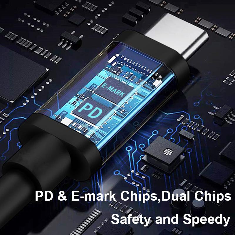 100W Loại C Dc Bộ Chuyển Đổi Nguồn Jack Kết Nối USB Loại C Sang Cáp Sạc Nhanh Đa Năng Dây Lenovo Asus Hp Acer Laptop