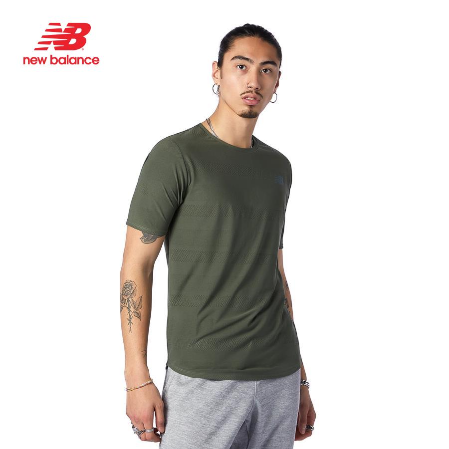 Áo thun tay ngắn thể thao nam New Balance Q Speed Jacquard - AMT13277NSE (form châu á