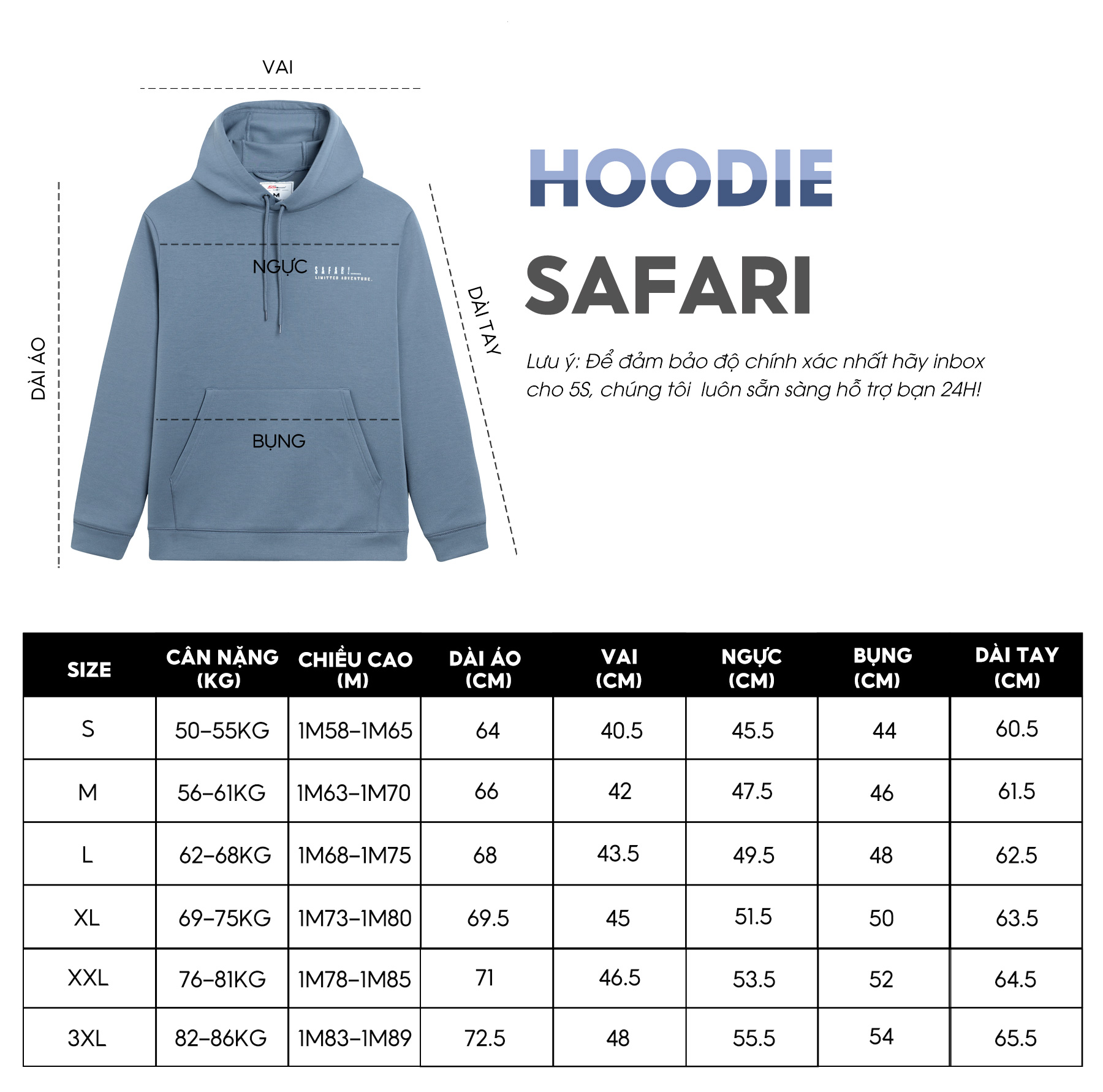 Áo HOODIE Nam 5S SAFARI, Chất Liệu Supima Cotton Siêu Dày Dặn, Âm, Co Giãn, Thiết Kế In Năng Động, Trẻ Trung (ANO22020)