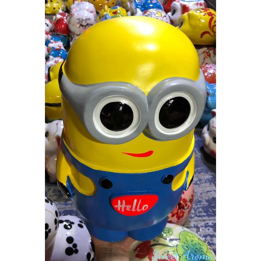 Heo MINIONS Size Khủng Bằng Thạch Cao Cao Cấp Size 35cm * 25cm