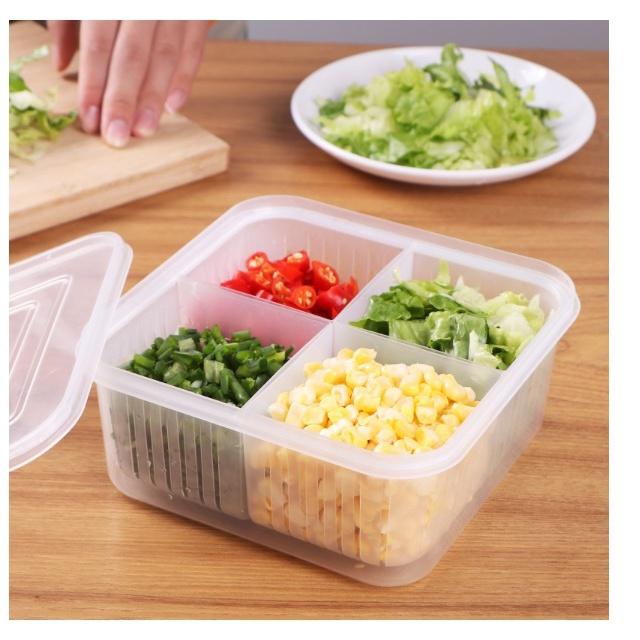 Hộp thực phẩm 4 ngăn có nắp