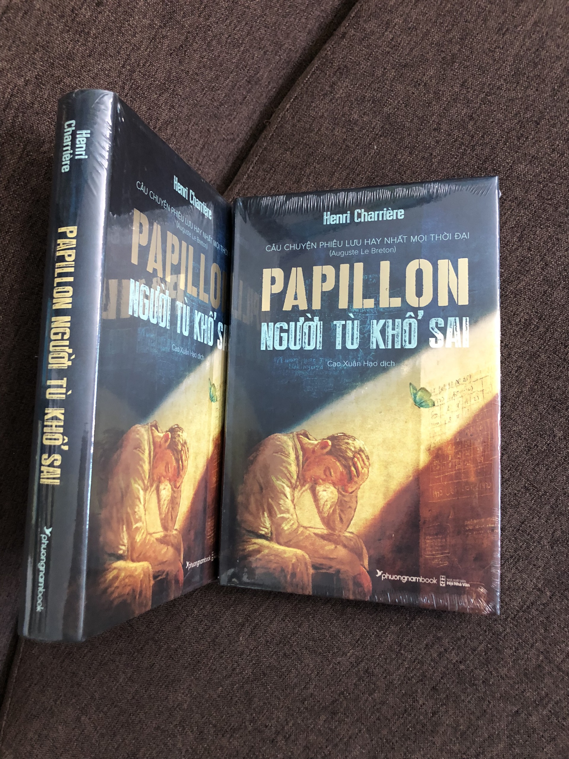 BÌA CỨNG - PAPPILON NGƯỜI TÙ KHỔ SAI - Henri Charrière - TÁC PHẨM KINH ĐIỂN