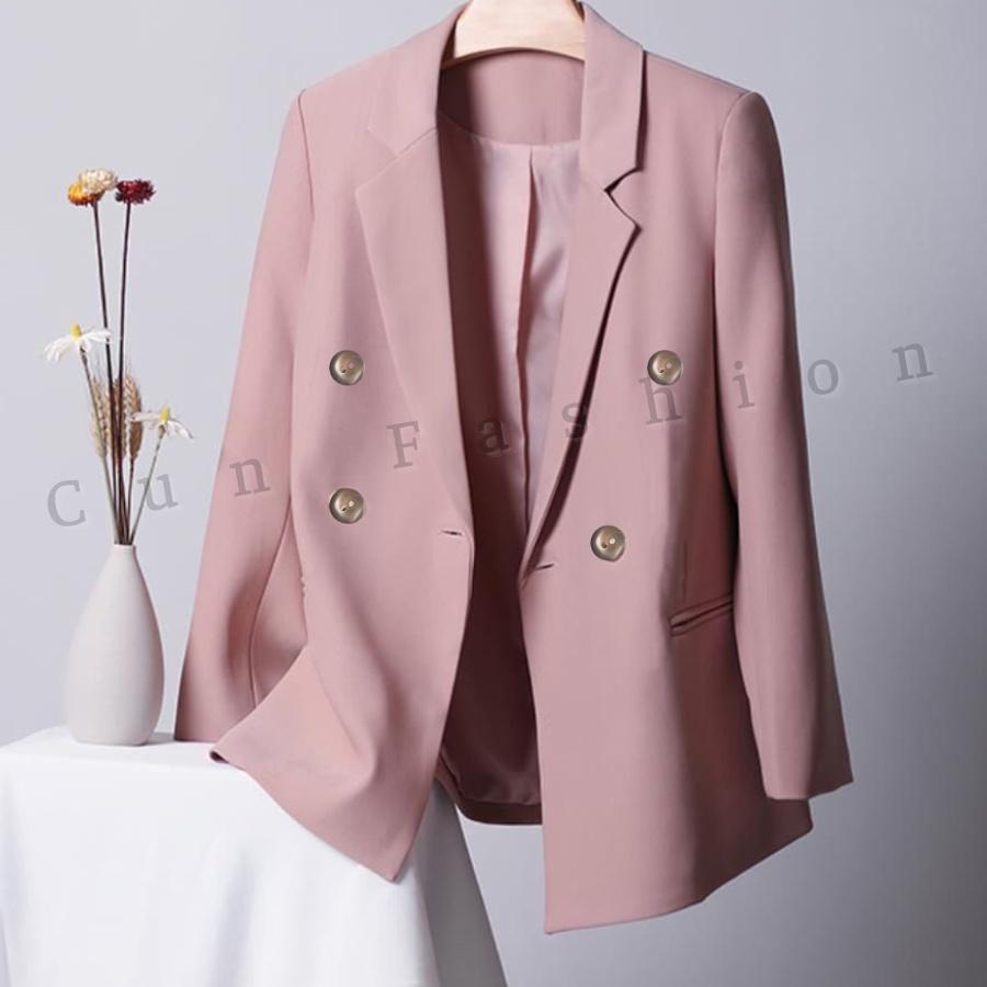 Áo Blazer Nữ /Áo khoác vest  Hai Hàng Khuy Chất Cotton Ngoại Cao Cấp