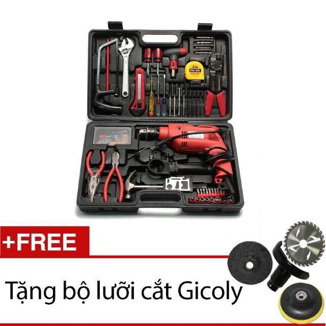 Bộ khoan tiện ích 139 món - tặng kèm bộ lưỡi cắt gicoly