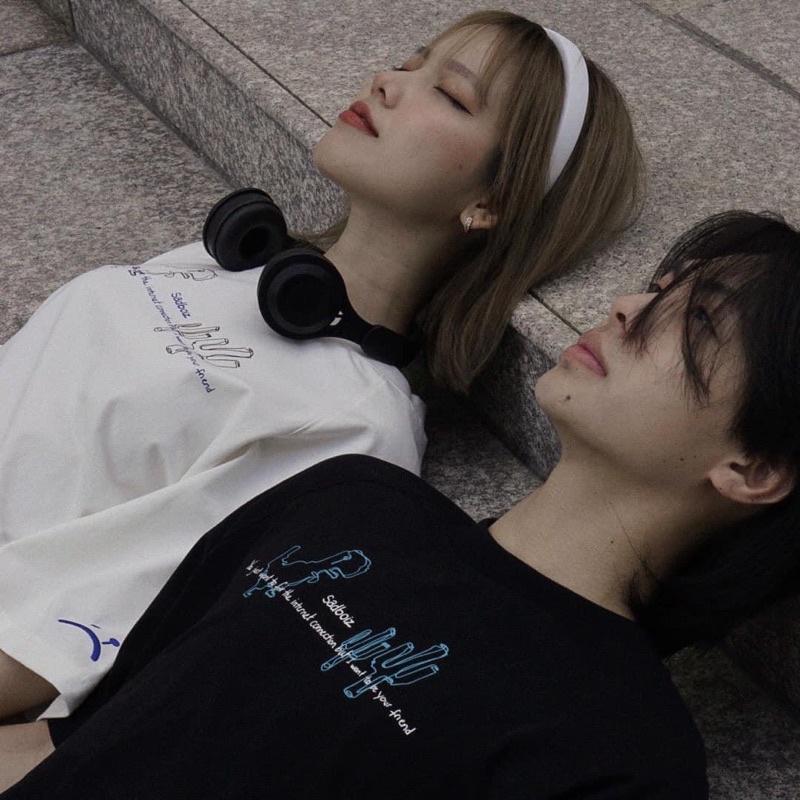 Áo thun tay lỡ Sadboiz Saddino form rộng unisex phong cách Ulzzang