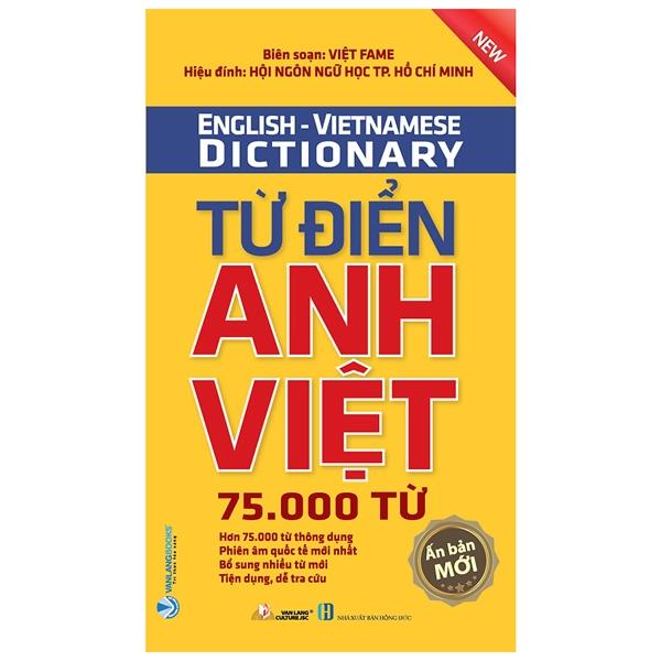 Từ Điển Anh - Việt 75.000 Từ (Tái Bản)