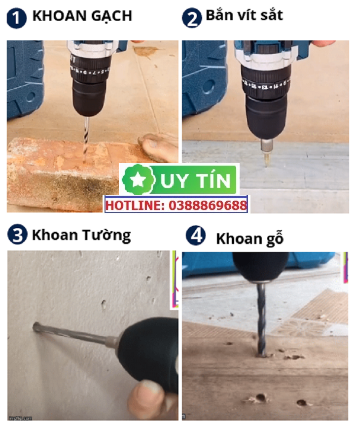 MÁY KHOAN PIN CAO CÁP SUSANO 36V + TẶNG BỘ PHỤ KIỆN 24 MÓN