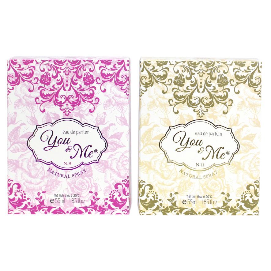 Combo Nước Hoa Nữ You&amp;Me N09 &amp; N11 (55ml x 2)