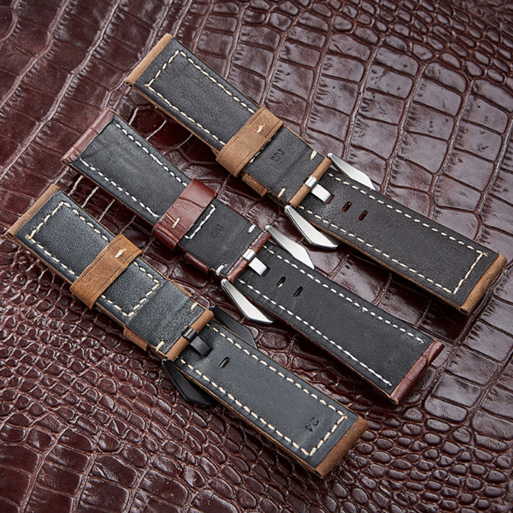 Dây Da Đồng Hồ Da Bò - Dây Đeo Đồng Hồ SAM Leather SAM001NW, Dây đeo bằng da cổ điển, Lựa chọn màu sắc và chiều rộng 20mm / 22mm ( Apple 1,2,3,4,5 - Đồng Hồ cổ Điển - Các Loại Swatch )