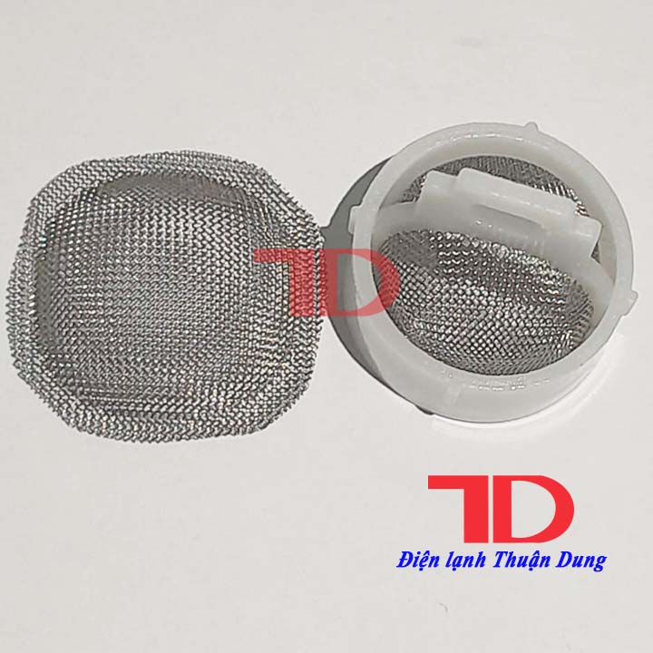 Lưới lọc cho van cấp nước máy giặt, bằng thép không rỉ, không ra ten, không tích cặn, không oxi hoá [GIAO MÀU NGẪU NHIÊN], hàng chính hãng, Điện Lạnh Thuận Dung
