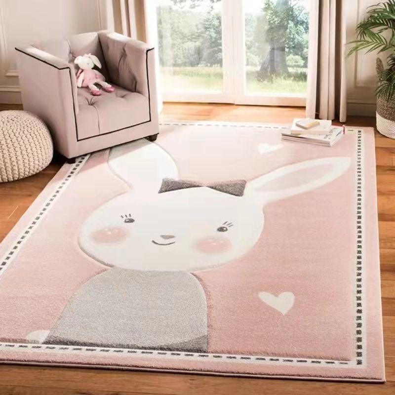 Trang chủ dễ thương phòng trẻ em thảm trải sàn phòng ngủ có thể ngồi ngủ chăn dày đầu giường phòng ngủ thảm phòng khách phim hoạt hình phòng khách.