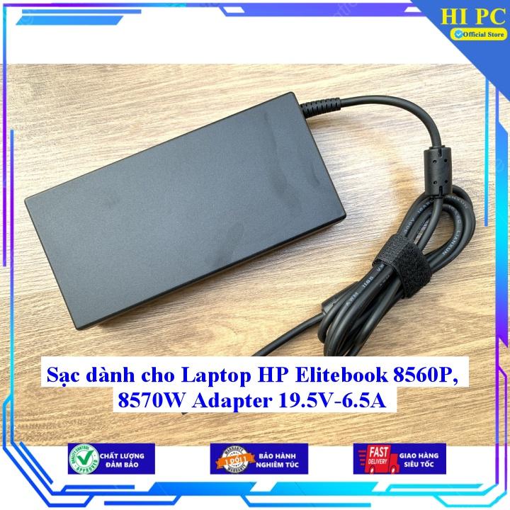 Sạc dành cho Laptop HP Elitebook 8560P 8570W Adapter 19.5V-6.5A - Hàng Nhập khẩu