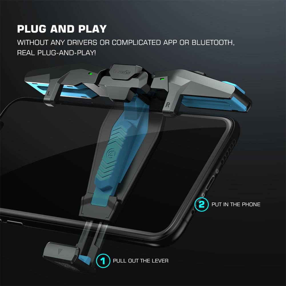 Gamesir F4 Mobile Gaming Controller Handle Eat Chicken Game Button Gamepad Joystick For Ios Android