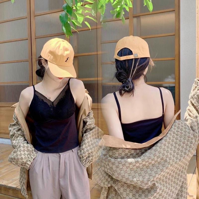 Bra su ren 2 dây dáng dài có đệm ngực may liền cho nữ