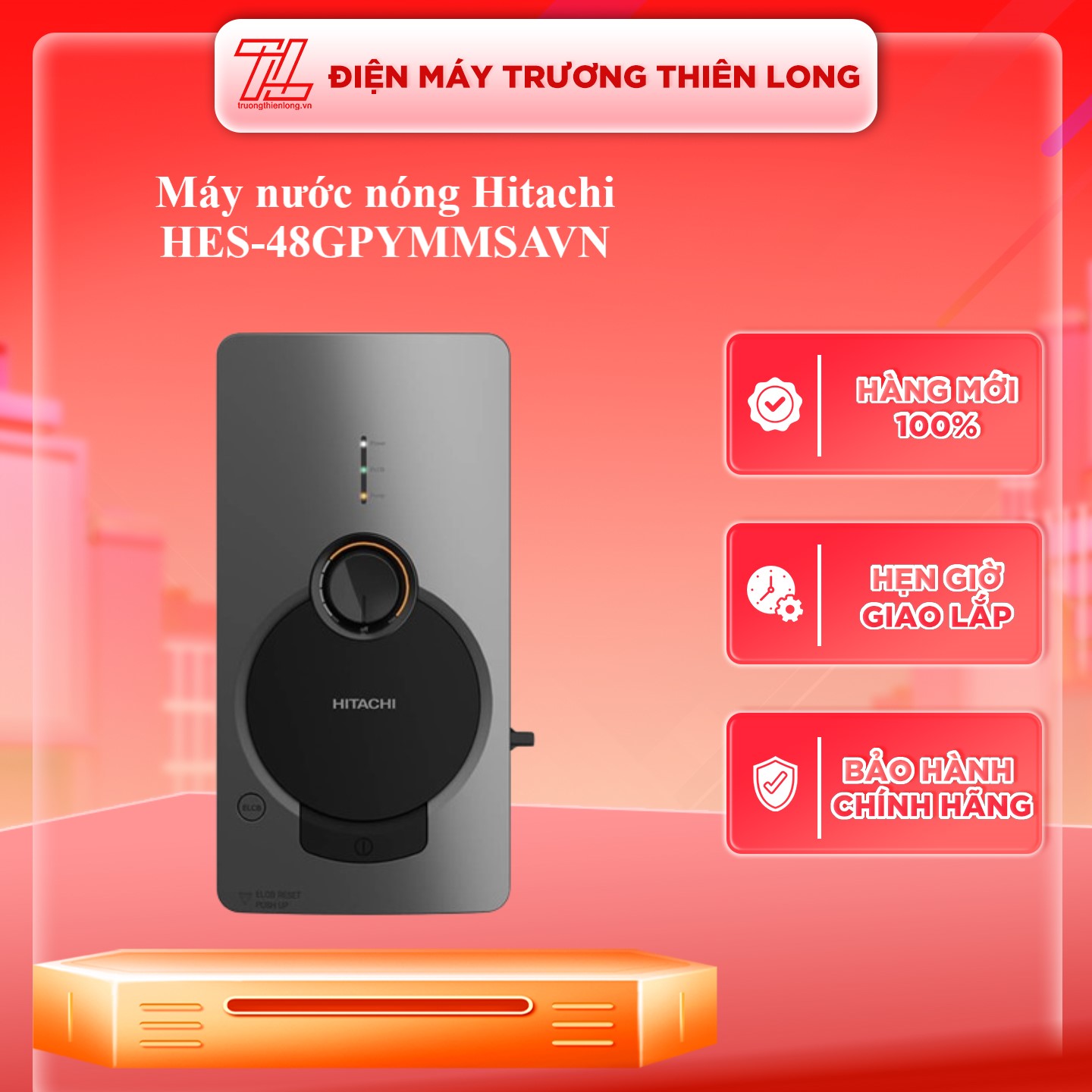 HES-48GPYMMSAVN - Máy nước nóng trực tiếp Hitachi HES-48GPYMMSAVN -  Hàng Chính Hãng - Chỉ Giao Hồ Chí Minh