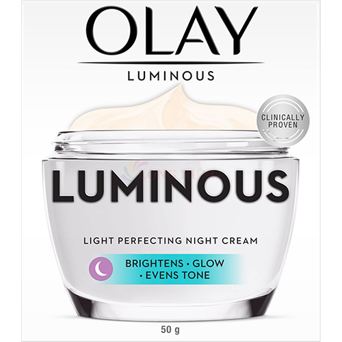 Kem dưỡng trắng da ban đêm Olay Luminous Light Perfecting Night Cream (50g) - Hàng chính hãng
