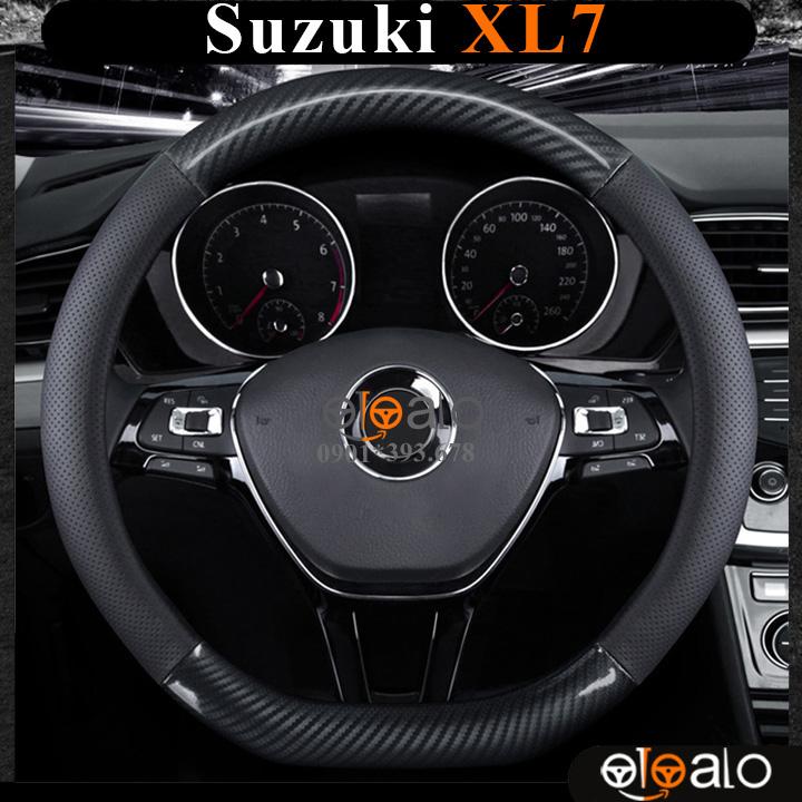 Bọc vô lăng xe ô tô Suzuki Vitara da PU cao cấp - OTOALO