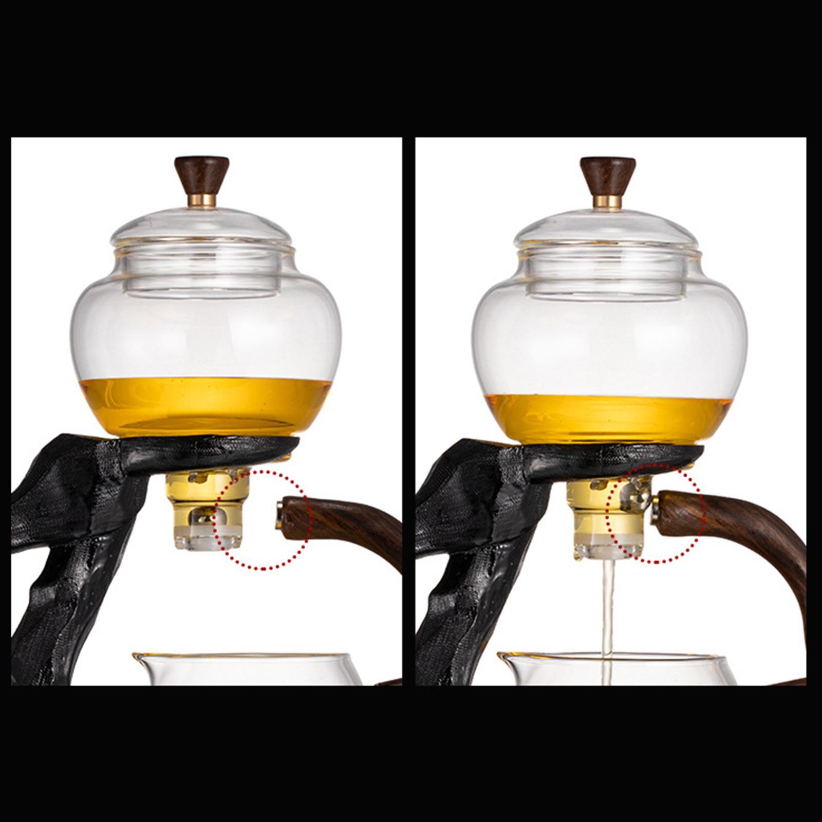 Glass Teapot Infuser Drip Pot Tea Making Infuser Tea Drip Pot for Home