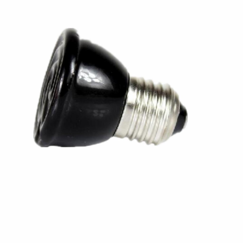 60W Mini Infrared Ceramic Emitter Heat Lamp Light Bulb Reptile Pet Brooder+NW-02 Aquarium Reptile Light Base Holder with Clamp Ceramic Heat Lamp Stand