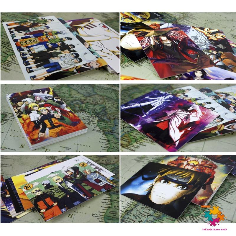 30 tấm Poster NARUTO Postcard, Ảnh Treo DánTường Decor Áp Phích (Kích thước 14 x 10 cm