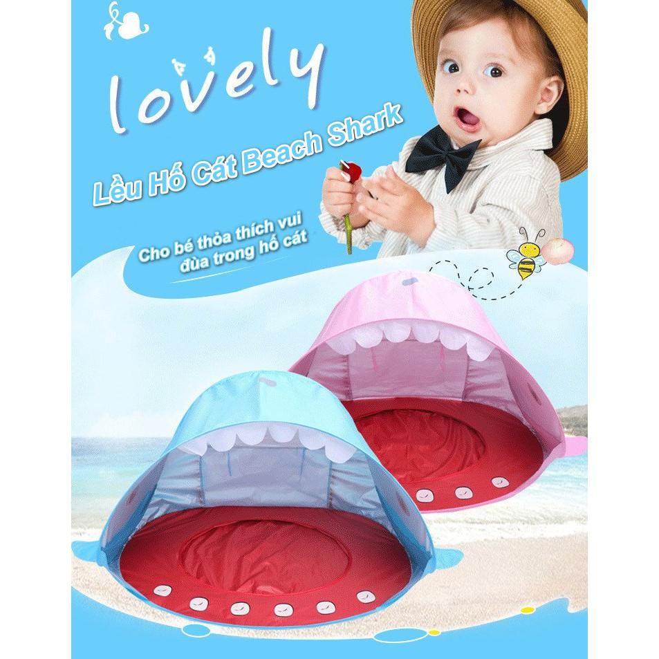 Lều Hố Cát Beach Shark chống bỏng da đi biến cho Bé - Home and Garden