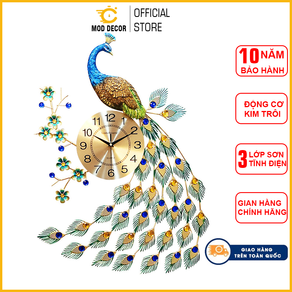 Đồng hồ treo tường trang trí công phượng MOD Decor, Lianzhang mã 916