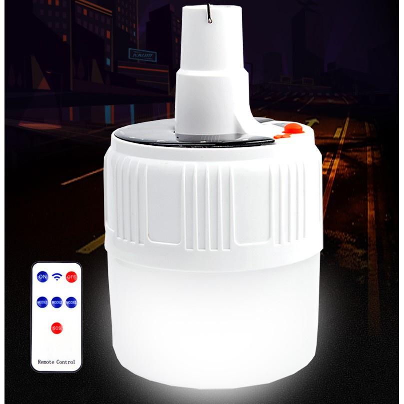 Bóng đèn tích điện 24 LED kèm điều khiển từ xa chất lượng cao Loại To
