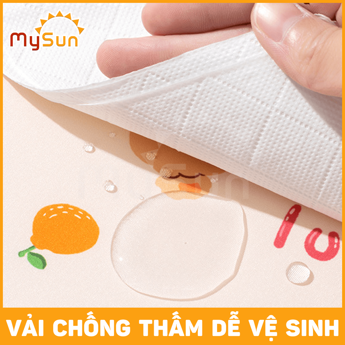 Đệm lót ghế ăn dặm cho bé miếng nệm nâng chiều cao MySun