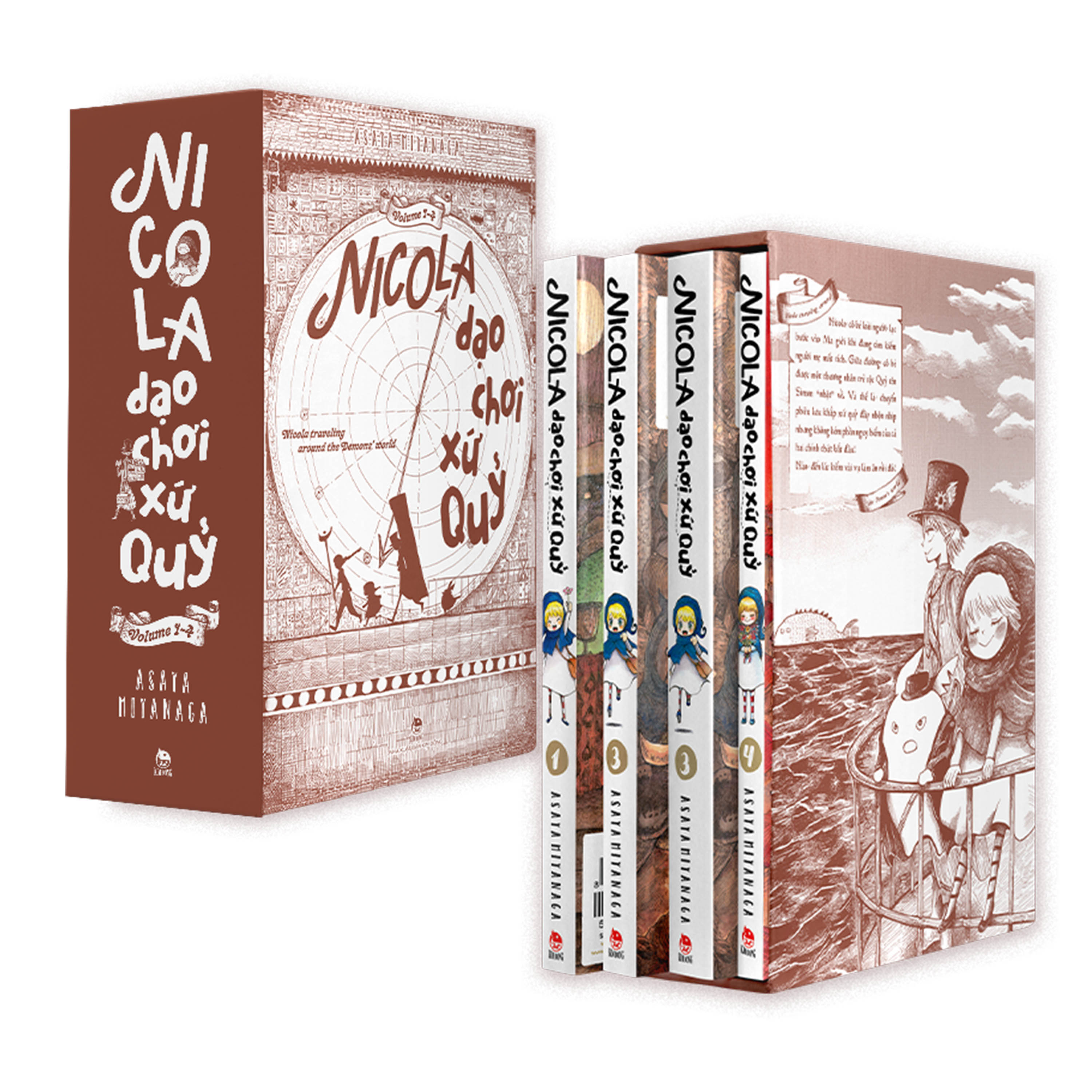 Boxset Nicola Dạo Chơi Xứ Quỷ (4 Tập) [Tặng Kèm 2 Thẻ Nhân Vật]