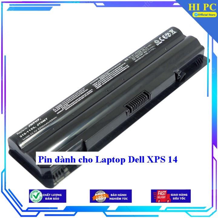 Pin dành cho Laptop Dell XPS 14 - Hàng Nhập Khẩu