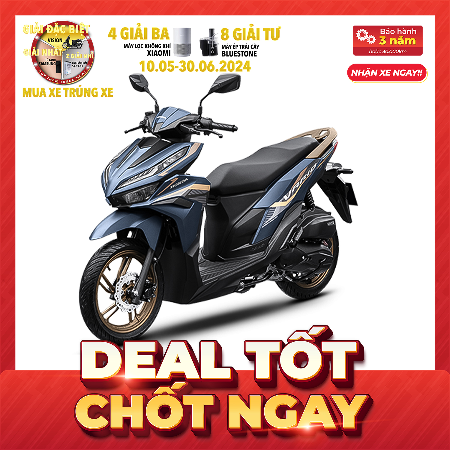Xe Máy Honda VARIO 125 2024 - Phiên Bản Thể Thao