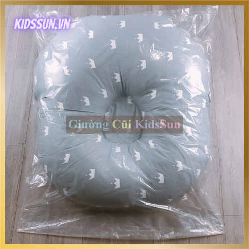 Gối Chống Trào Ngược Cho Bé - Ruột Bông - Vỏ Cotton Mềm Mịn - Nhiều Màu Sắc
