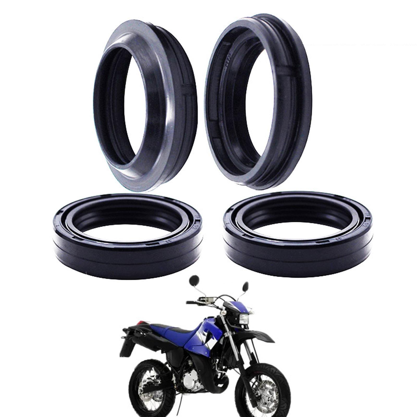 4Pcs Front Fork Oil Seal & Dust Cover 36x48x11mm High Performance Premium Durable Oil Resistance for XT 125  XT 125 x XT 125