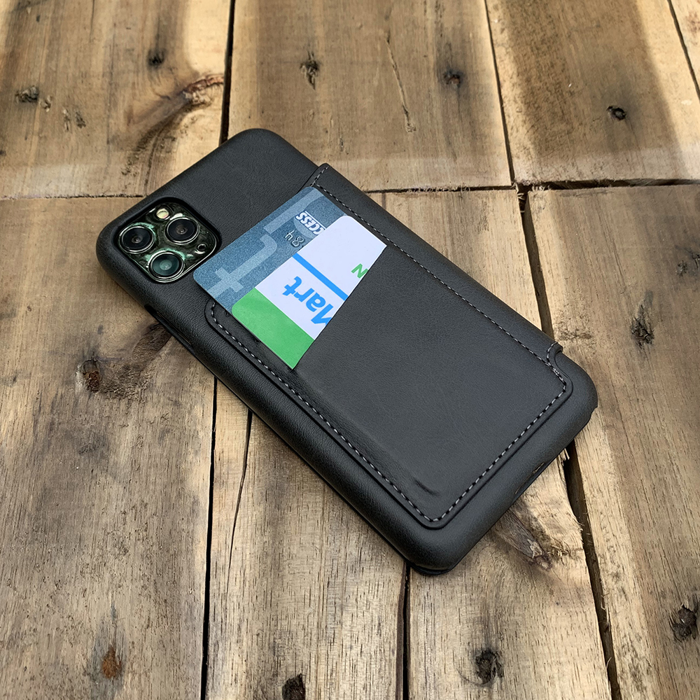 Bao da kiêm ví dành cho iPhone 11 Pro - Màu đen