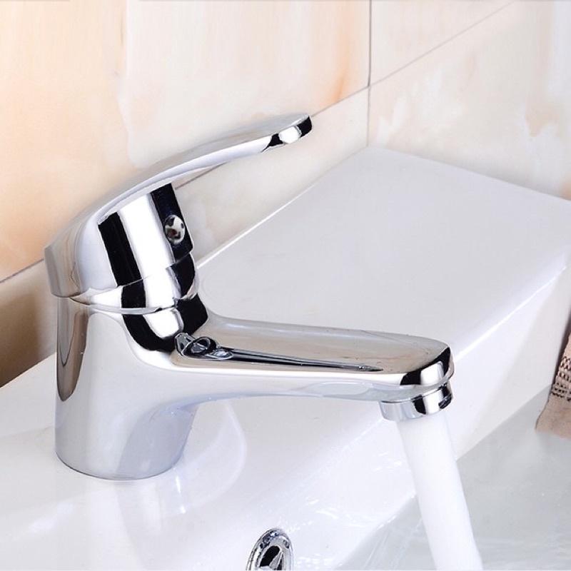 Vòi Lavabo Lạnh Thau Mạ Crom Cao Cấp