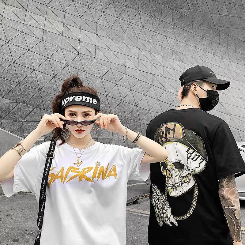 Áo thun Ghost Unisex form rộng tay lỡ A06