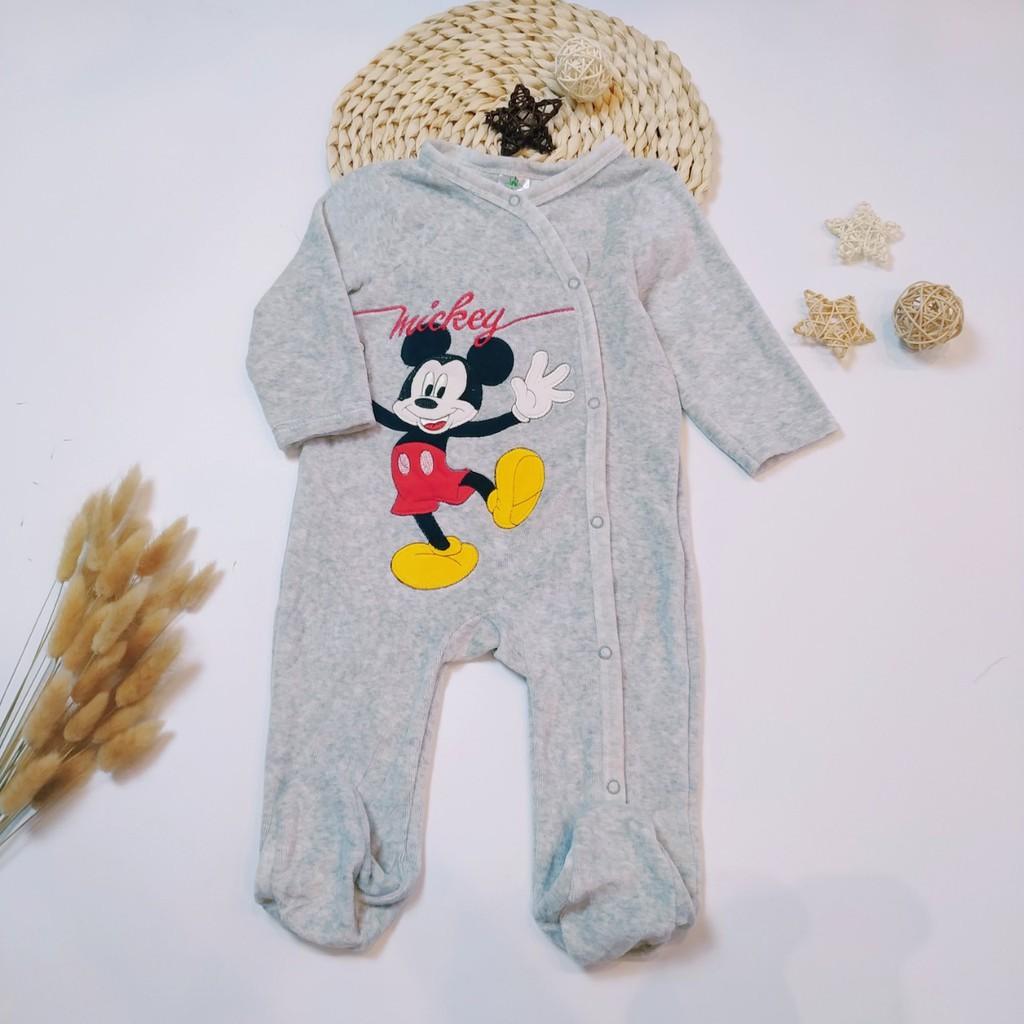 Body sleepsuit nỉ nhung cho bé trai bé gái link 2